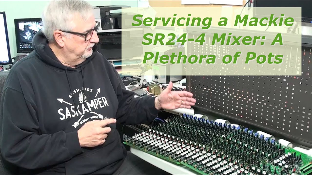 Servicing a Mackie SR24-4 Mixer: A Plethora of Pots