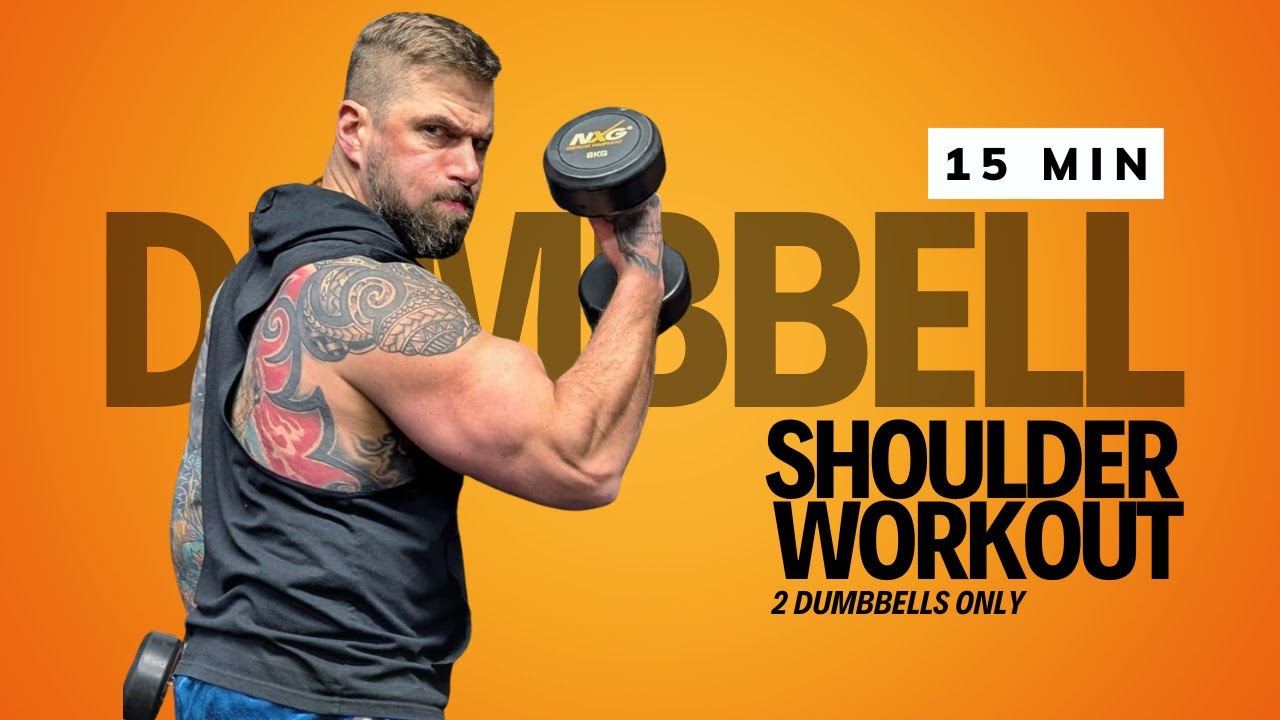 SHOULDER WORKOUT: 15 Minutes to BIGGER and STRONGER shoulders