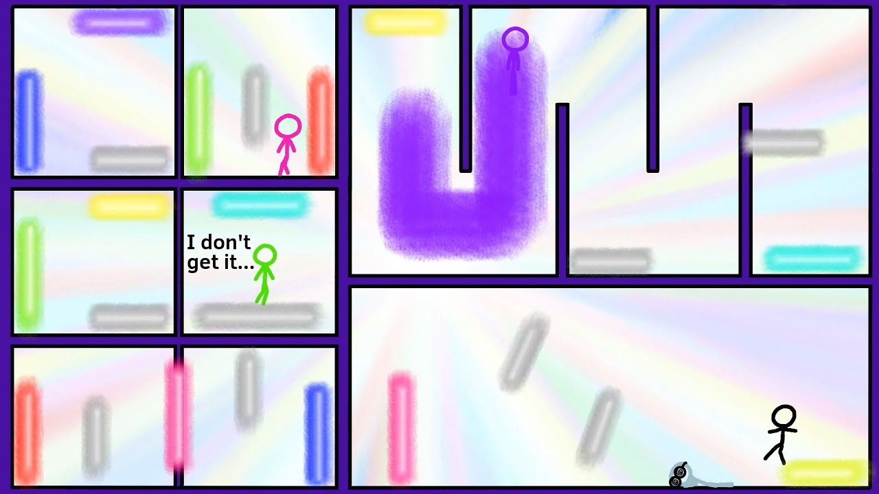 The Stick Figures vs The Portal Maze