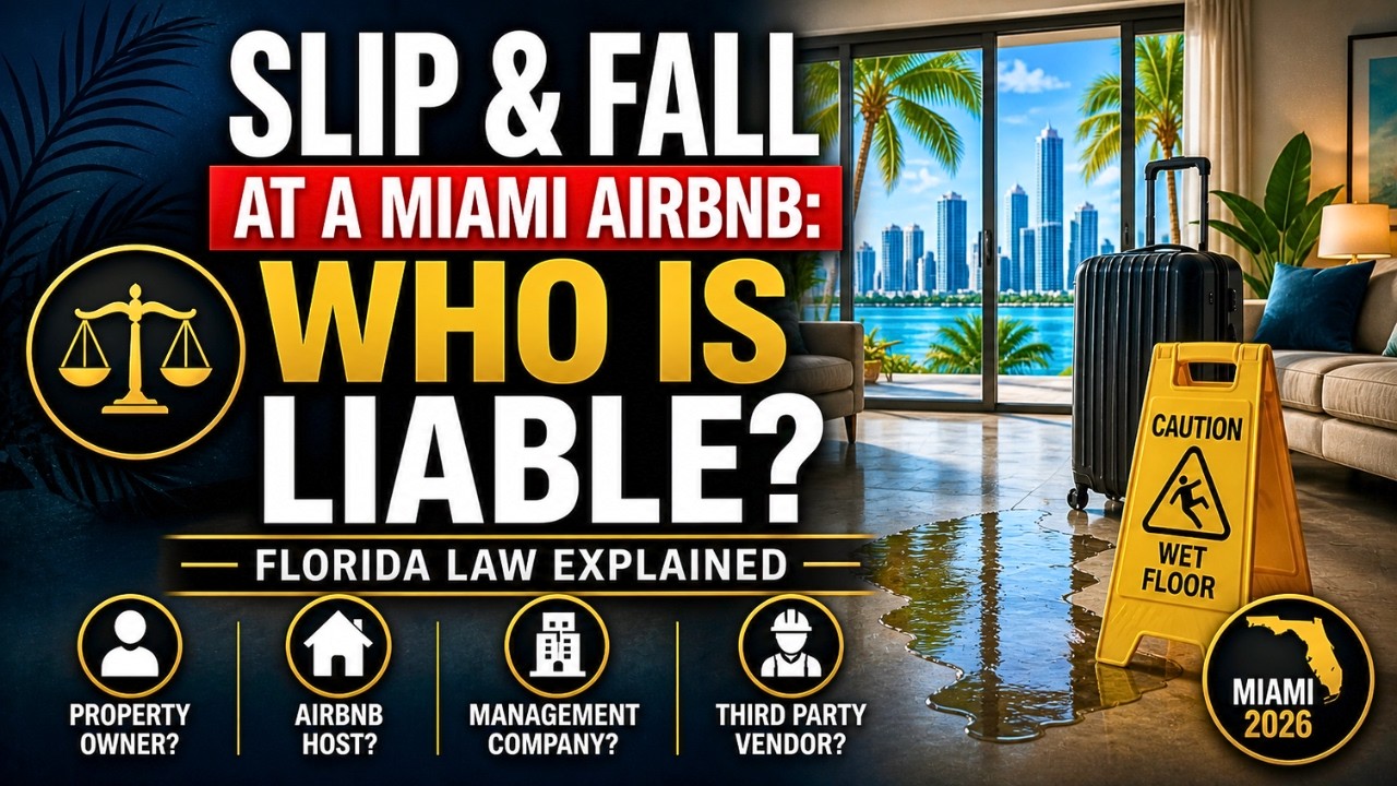 Slip And Fall At A Miami Airbnb: Who Is Liable Under Florida Law?