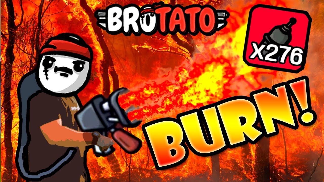 x276 Jet Fuels! BUUUUURN! Fire & Flame Run! | Brotato