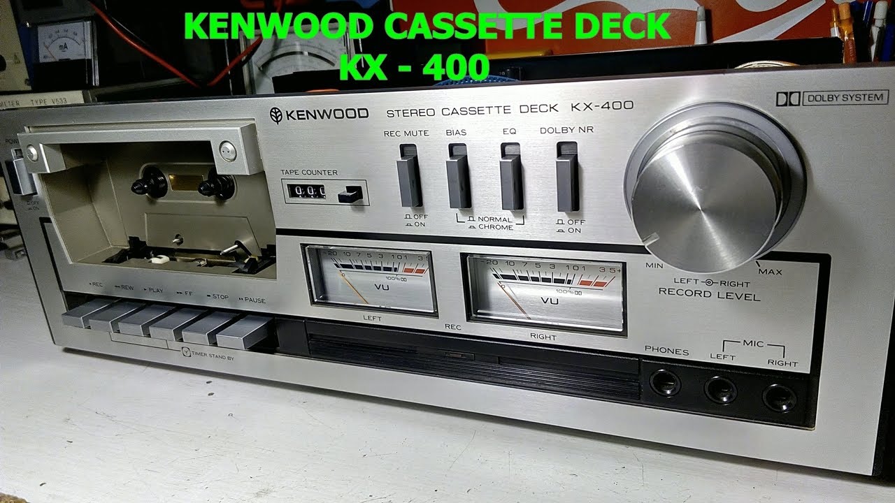 Kenwood KX-400 Cassette Deck (1980) Part 1 Repair