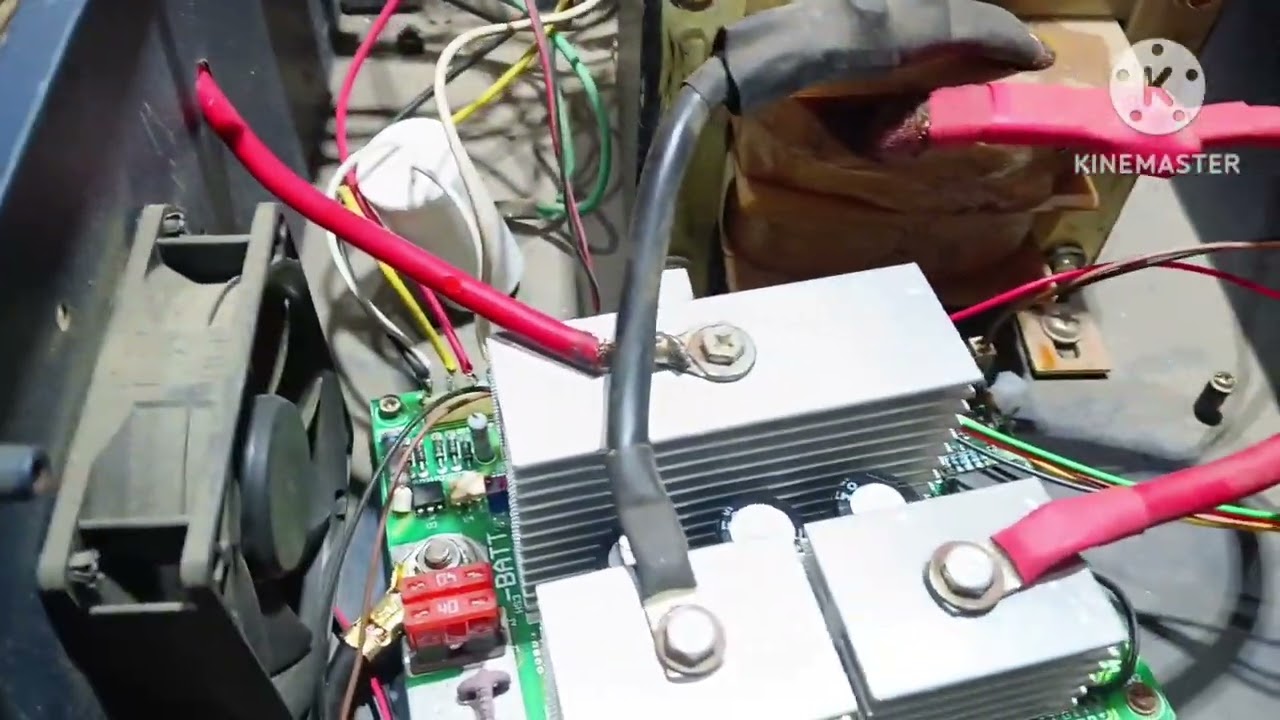 #electrical  NXG solar inverter repairing