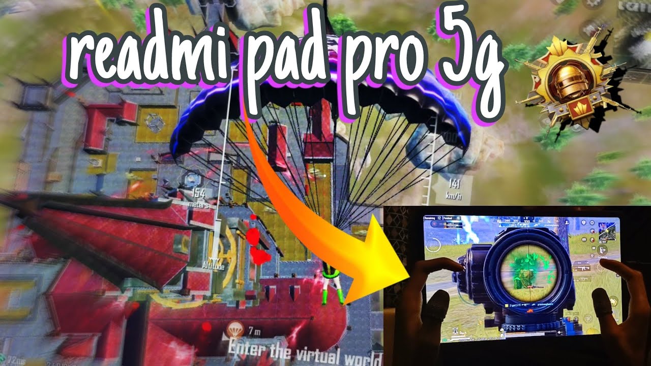 redmi pad pro 5g bgmi test || handcam video #bgmi