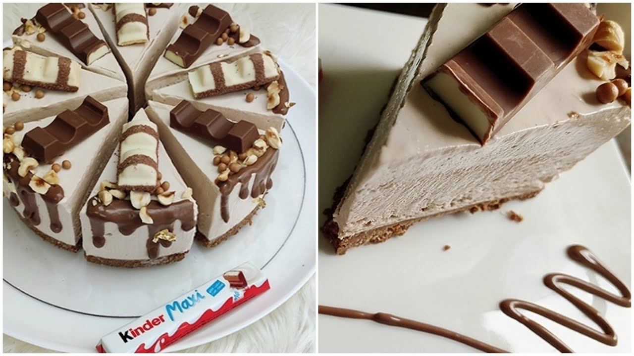 Cheesecake kinder maxi تشيز كيك كيندر ماكسي🍫