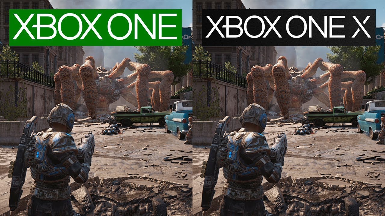 Gears of War 4  | Xbox One X vs Xbox One | 4K Graphics Comparison | Comparativa