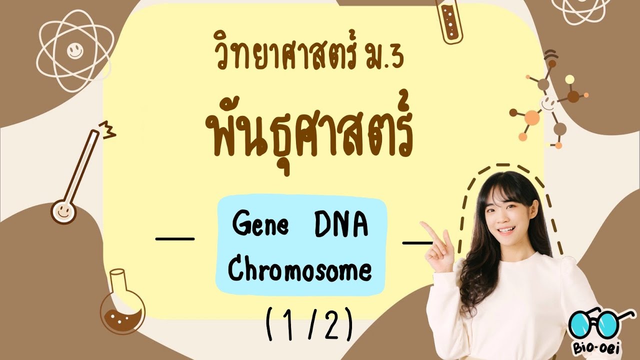 สรุป พันธุศาสตร์ ม.3 - Gene DNA Chromosome (1/2) | Bio-oei