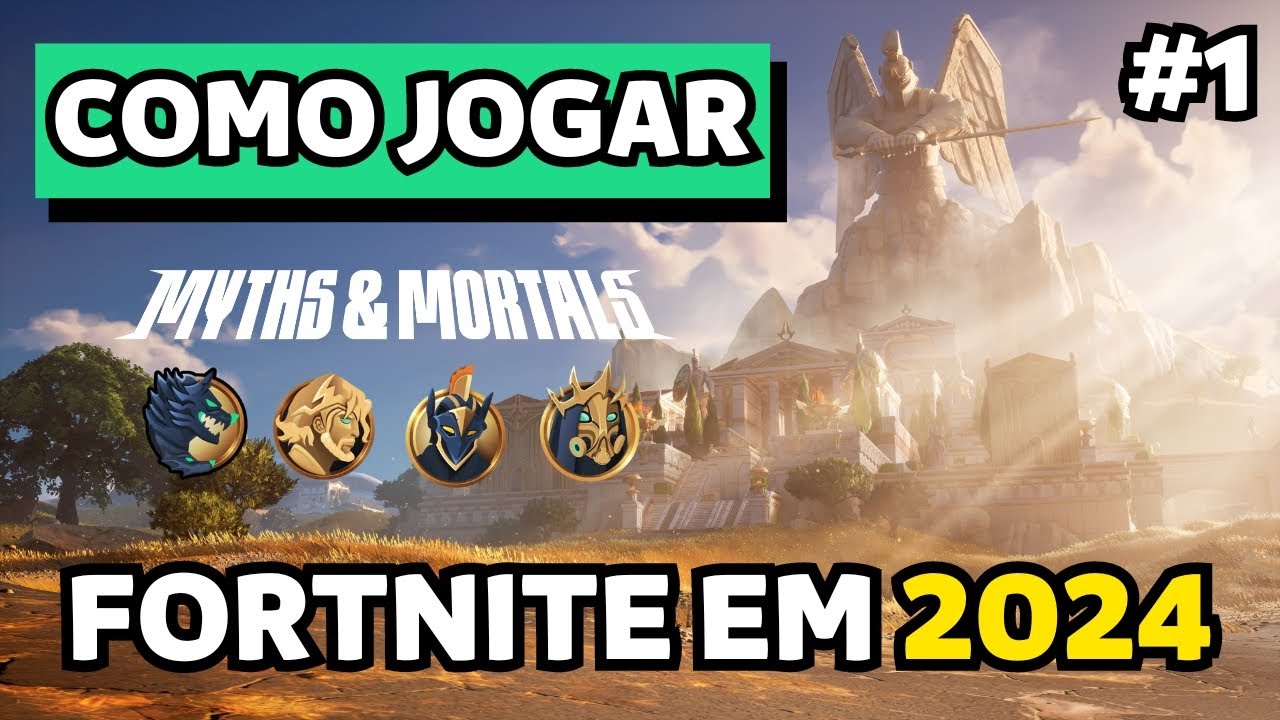 COMO JOGAR FORTNITE 2024 - O BÁSICO PARA INICIANTE DE FORTNITE - EPISÓDIO #01