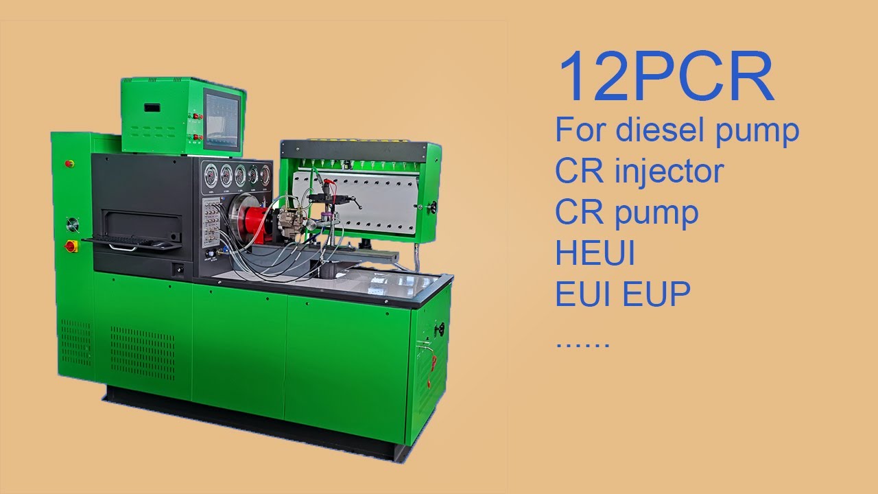 12PCR diesel fuel injection common rail test bench - common rail injector testing