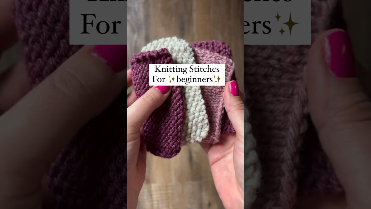 #knitting stitches for beginners #knittingpattern