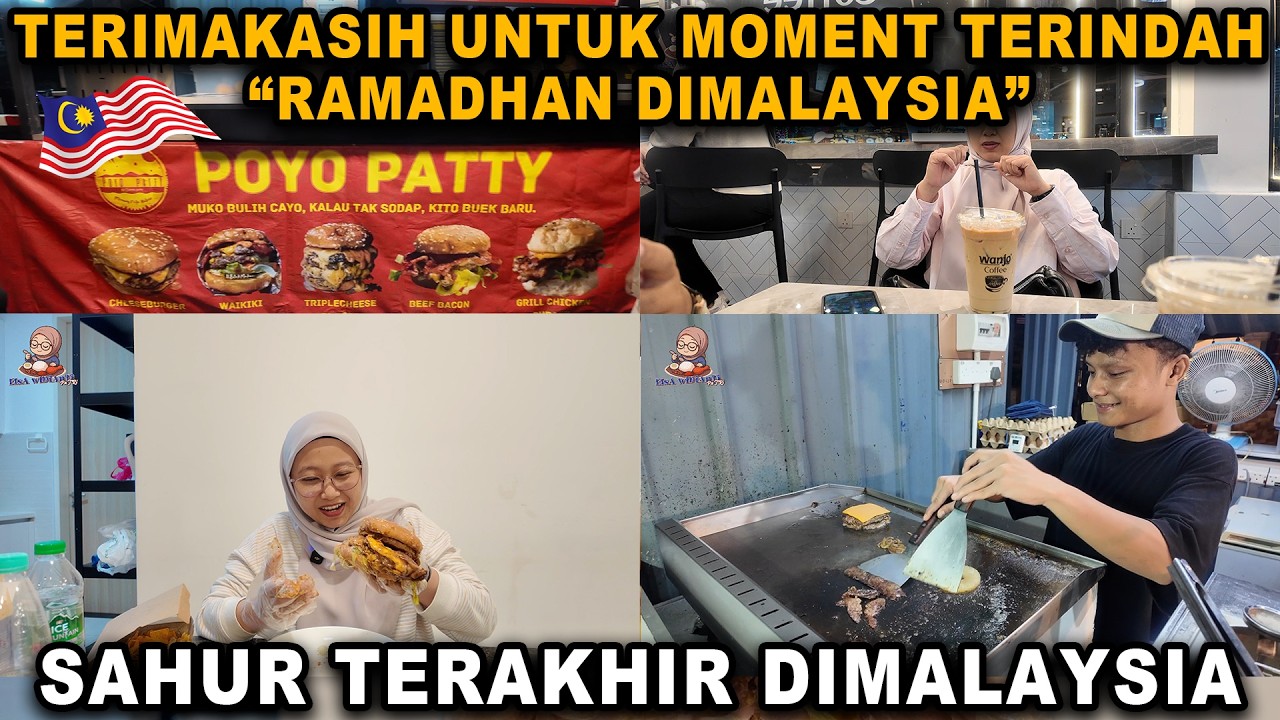 SAHUR TERAKHIR DIMALAYSIA🇲🇾😭 SAHUR ANTIMAINSTREAM MAKAN BURGER JUMBO