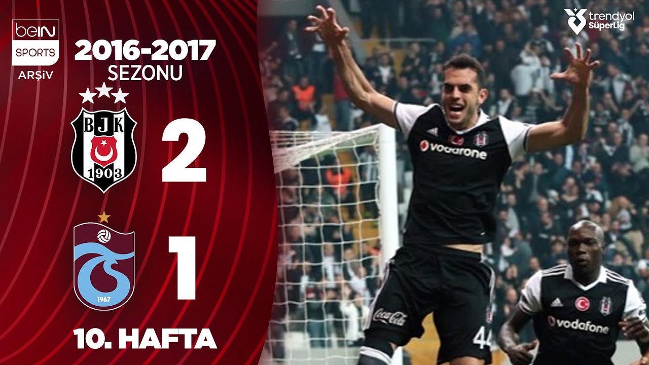 Beşiktaş (2-1) Trabzonspor | MAÇ ÖZETİ | 10. Hafta - 2016/2017