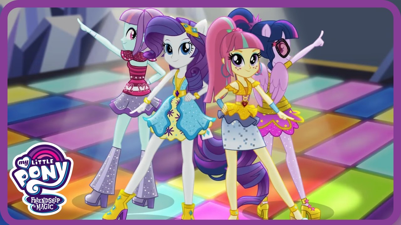 My Little Pony 🌈 Equestria Girls: Music Video Challenge! Super Toons For Kids