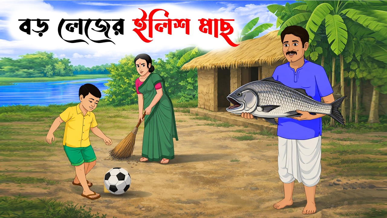 গরিব বাড়ির বড় লেজের ইলিশ মাছ | Bengali Fairy Tales Cartoon | Rupkothar Golpo | Thakumar Jhuli
