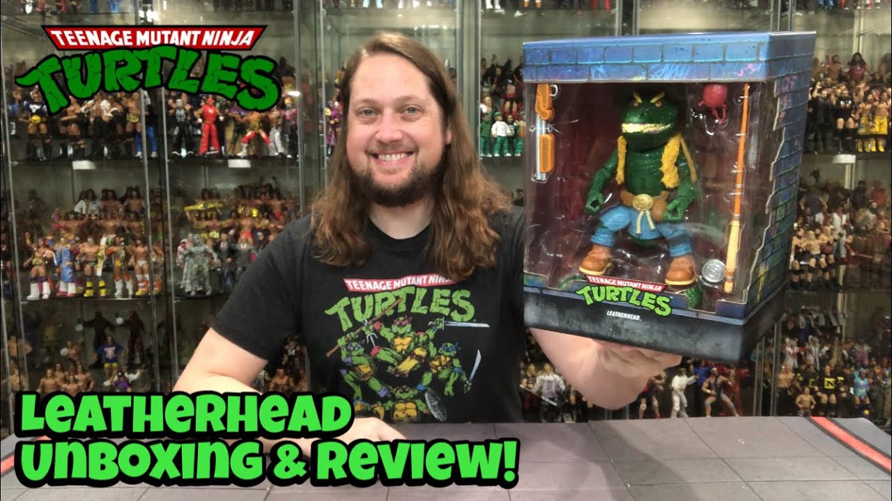 Leatherhead Teenage Mutant Ninja Turtles Super 7 Unboxing & Review!