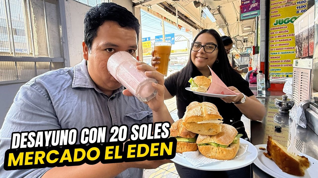 &Uacute;LTIMO V&Iacute;DEO DE SIN CANJE | DESAYUNO EN UN MERCADO CLASICO DE SURCO, EL MERCADO EL EDEN