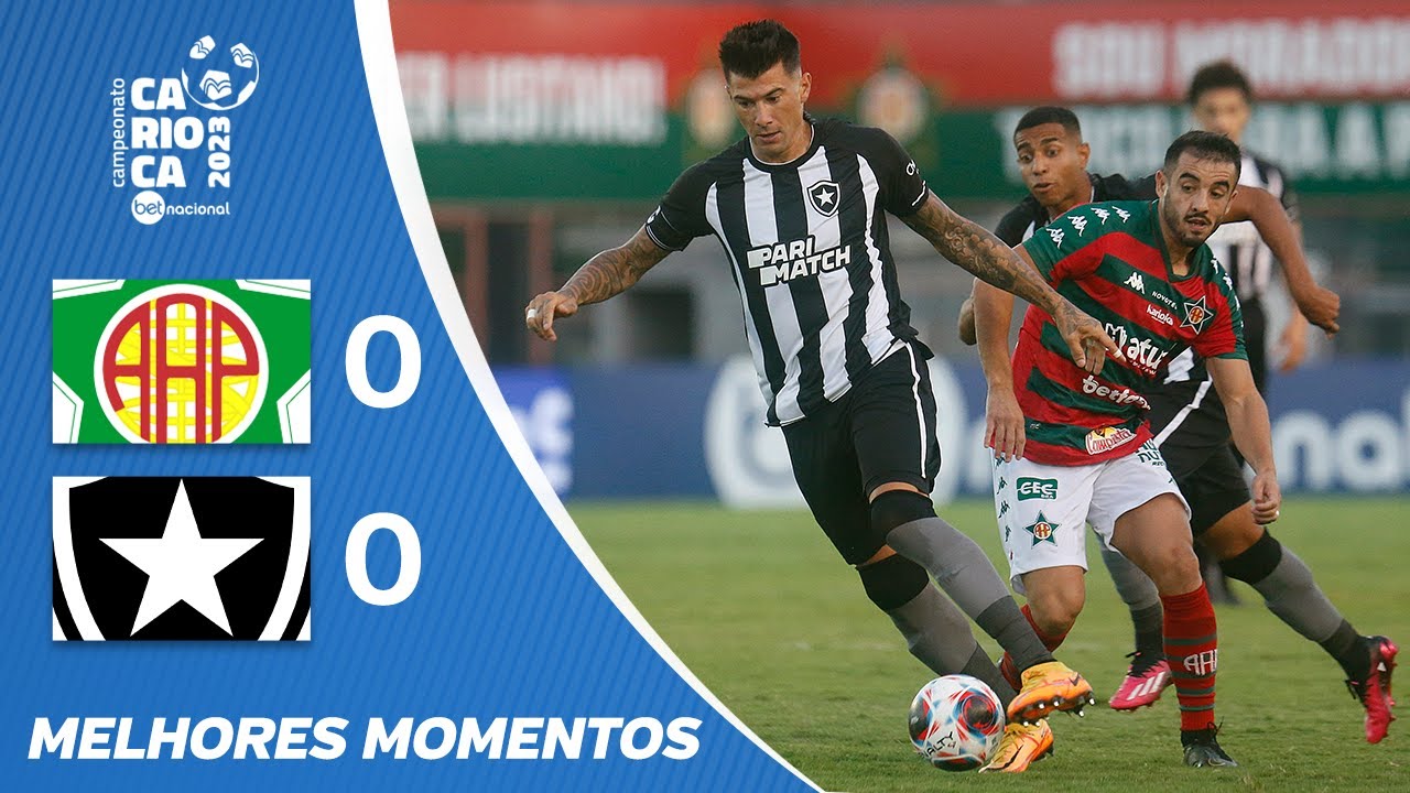 PORTUGUESA 0 x 0 BOTAFOGO - MELHORES MOMENTOS - CARIOC&Atilde;O BETNACIONAL 2023