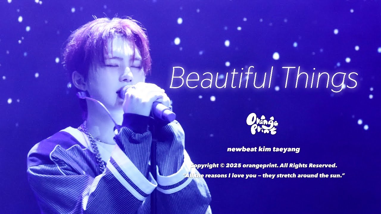 [4K] 260118 NEWBEAT CONCERT 'Beautiful Things' cover 뉴비트 김태양 직캠 | NEWBEAT KIMTAEYANG FanCam