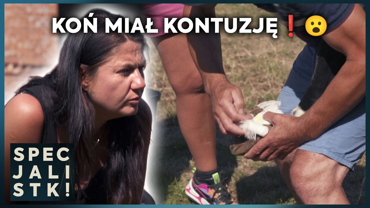 KOŃ NIE M&Oacute;GŁ STANĄĆ NA NOGĘ❗ROLNICZKA BYŁA BEZRADNA 👀 | Specjalistki