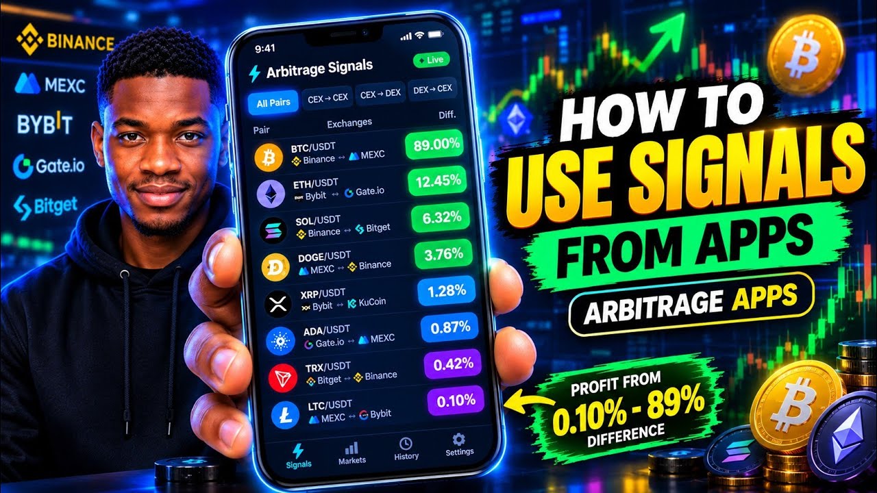 Crypto Arbitrage: How to use Signals from arbitrage Apps
