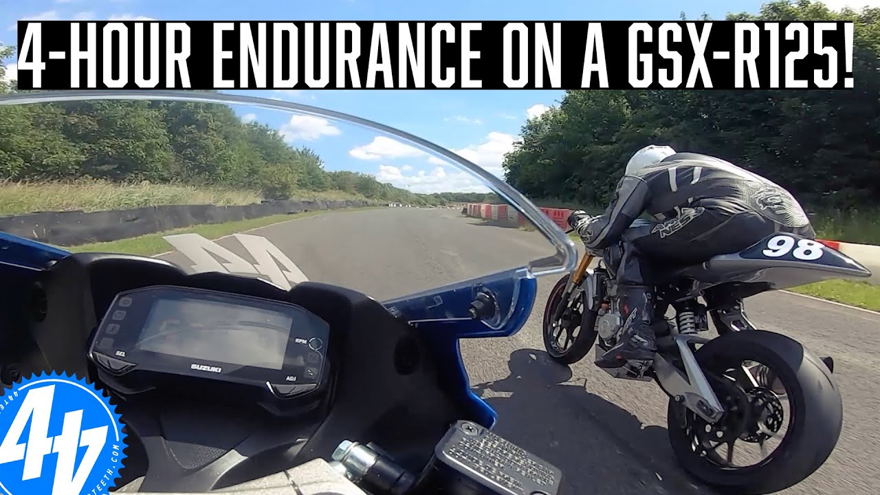 4 HOUR ENDURANCE RACE + GSX-R125 = CARNAGE!
