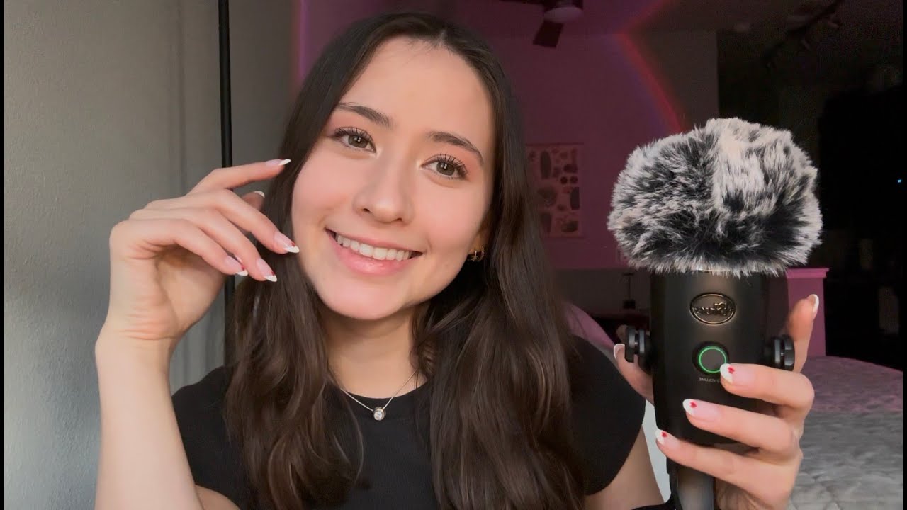 ASMR Blue Yeti Mic Unboxing 🎙️✨ | Nail Tapping, Brushing, Whisper Rambling