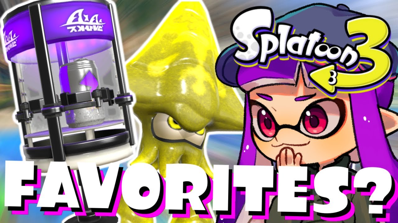САМОЕ и НАИМЕНЕЕ любимое оружие в каждом спецвыпуске Splatoon 3