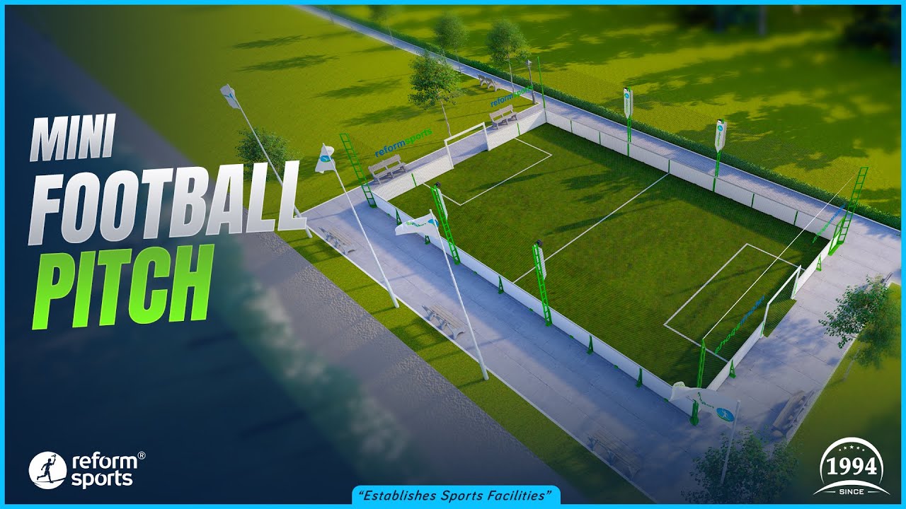 How many days does it take to build a mini soccer field?