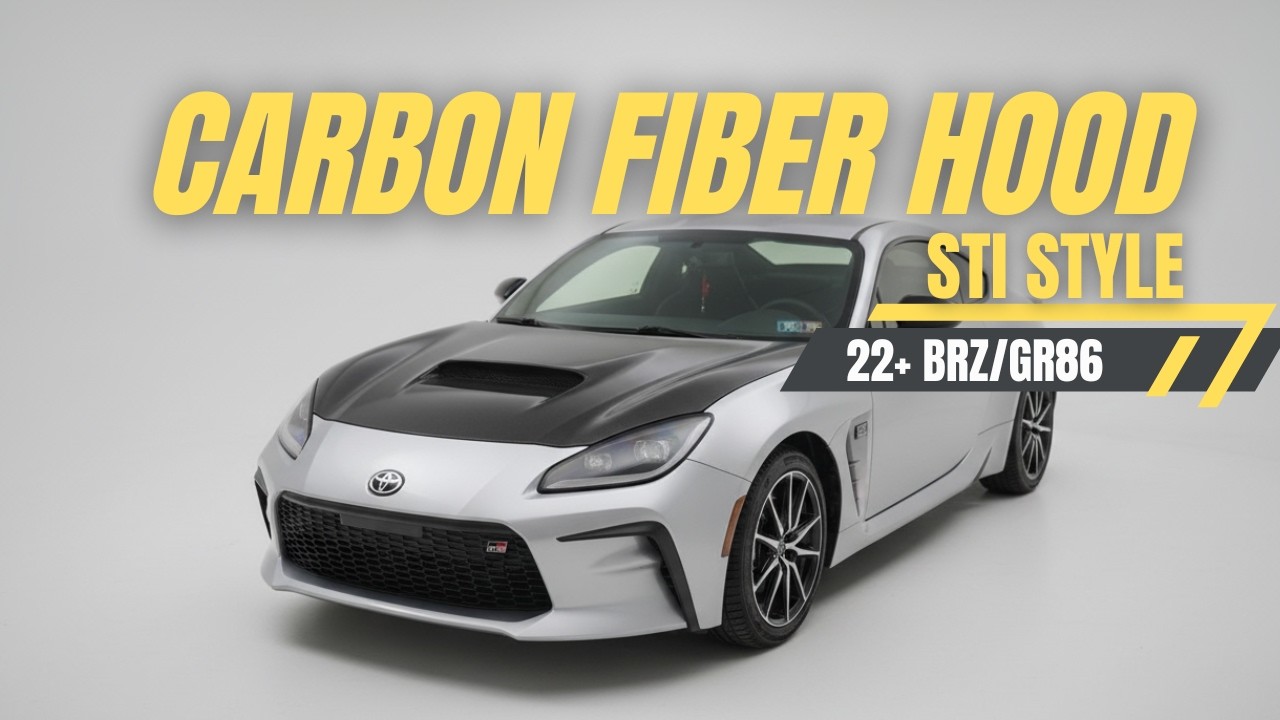 Карбоновый капот в стиле STI для нового GR86/BRZ