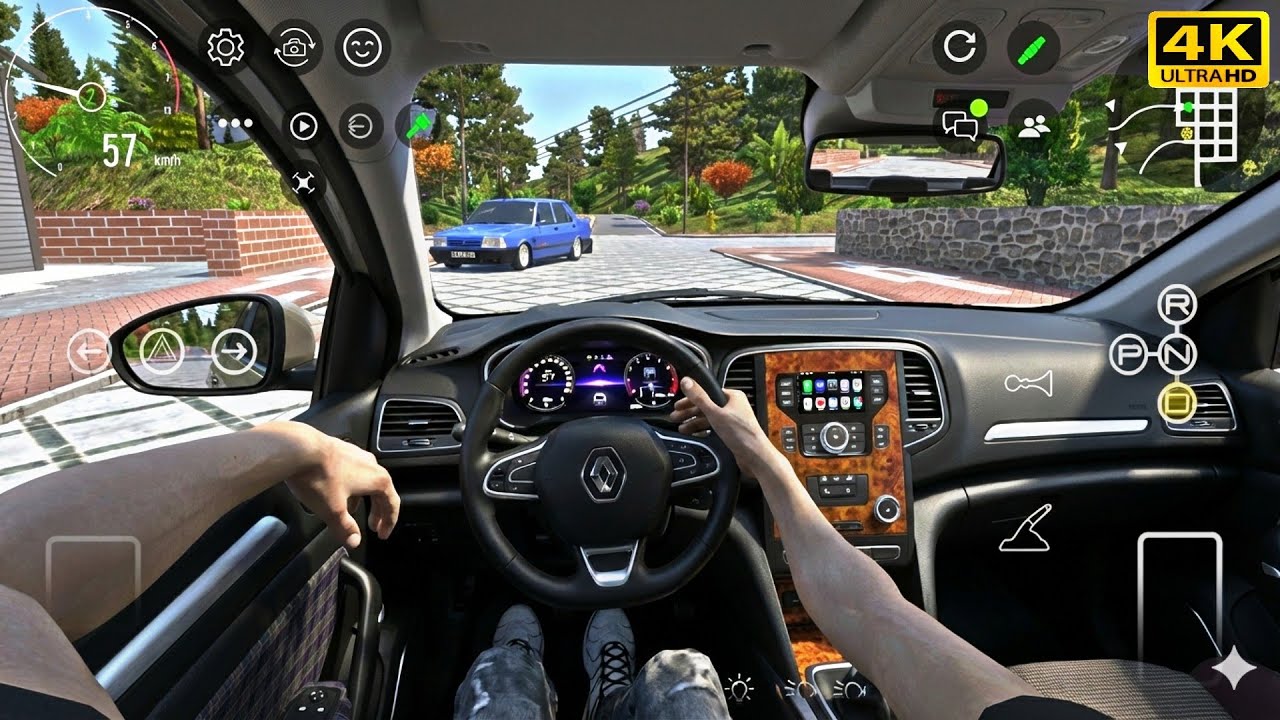 New Etiket Online: Multiplayer - Renualt Megane  Realistic POV Driving | Gameplay 