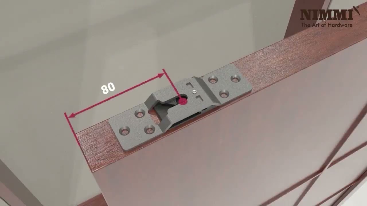 #Nimmi NSL90 sliding fitting Wooden flush Door Fitting 