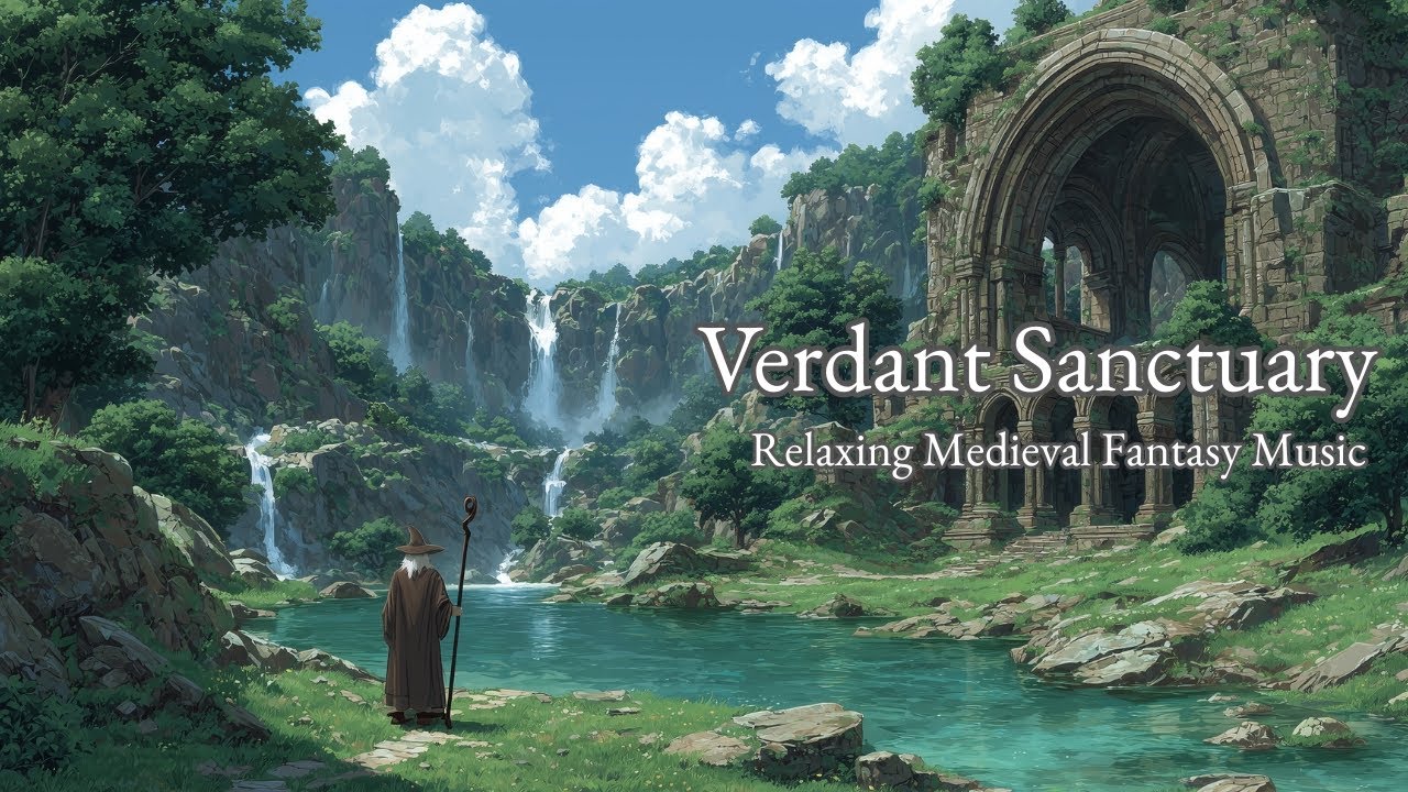 Verdant Sanctuary | Расслабляющая Фэнтези Музыка - Кельтская Атмосфера для Учебы и Сна