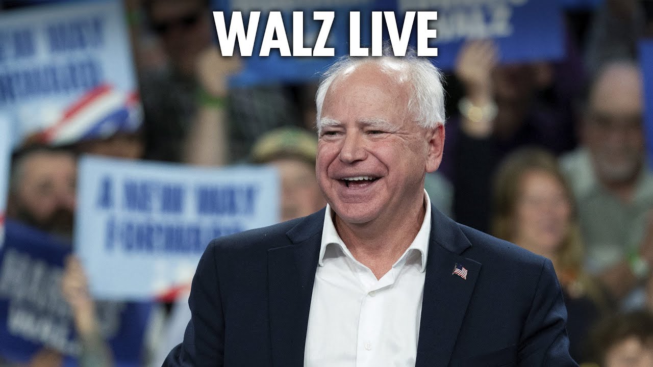 LIVE: Tim Walz campaigns in Asheville, North Carolina