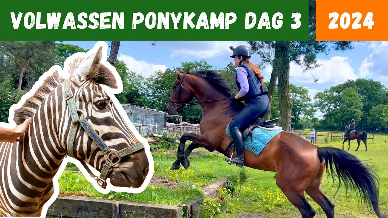 CROSSEN OP DE LAATSTE DAG VAN HET VOLWASSEN PONYKAMP! | KAMPVLOG DAG 3