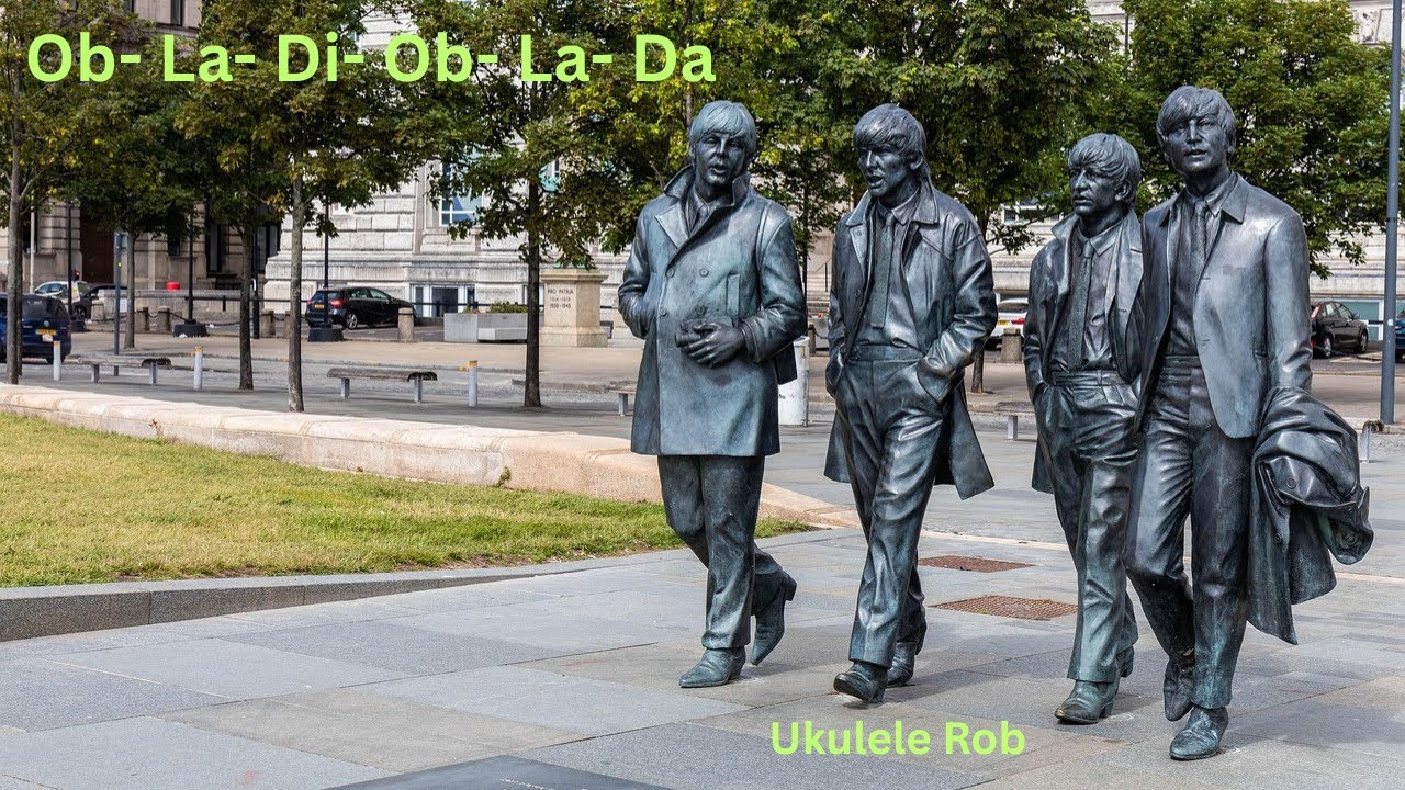 Ob La  Di, Ob La Da' [Baritone Ukulele] cords & lyrics in Description.