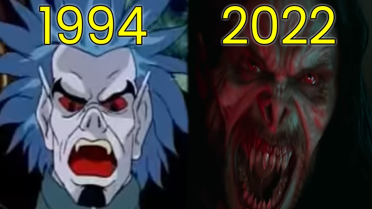 Evolution of Morbius in Movies, Cartoons & TV (1994-2022)