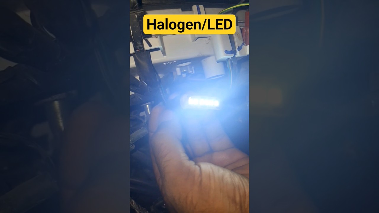 How to change halogen panal to LED at home #display #activa