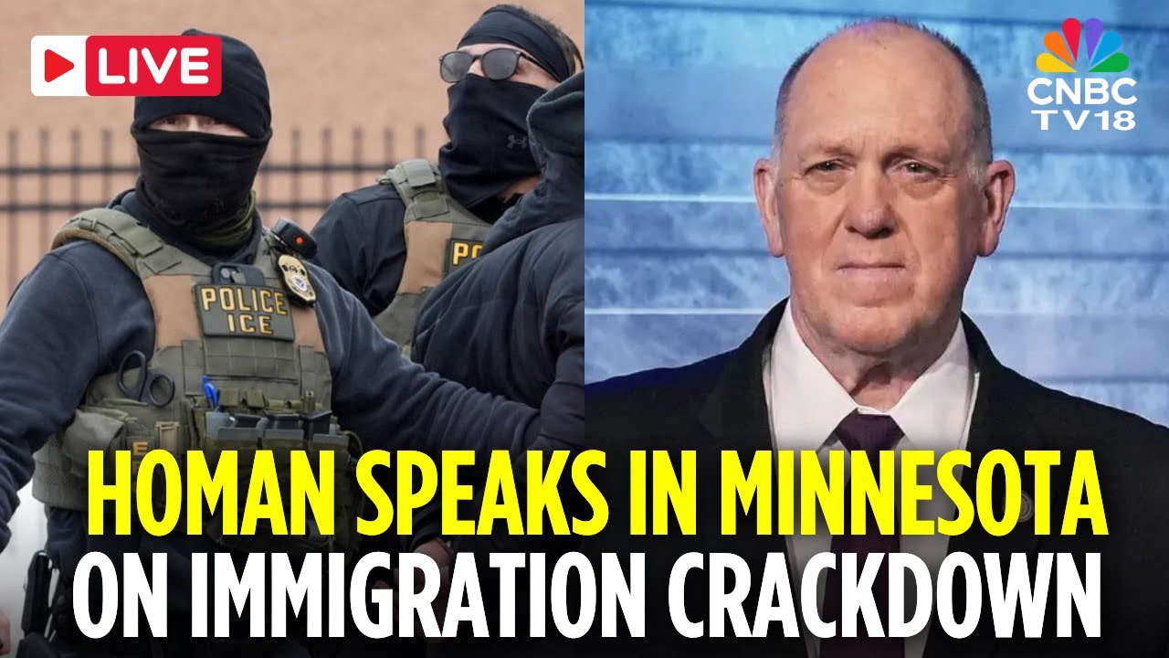 WATCH LIVE: Border Czar Tom Homan Holds Press Briefing in Minneapolis | ICE Raids in Minnesota |N18G