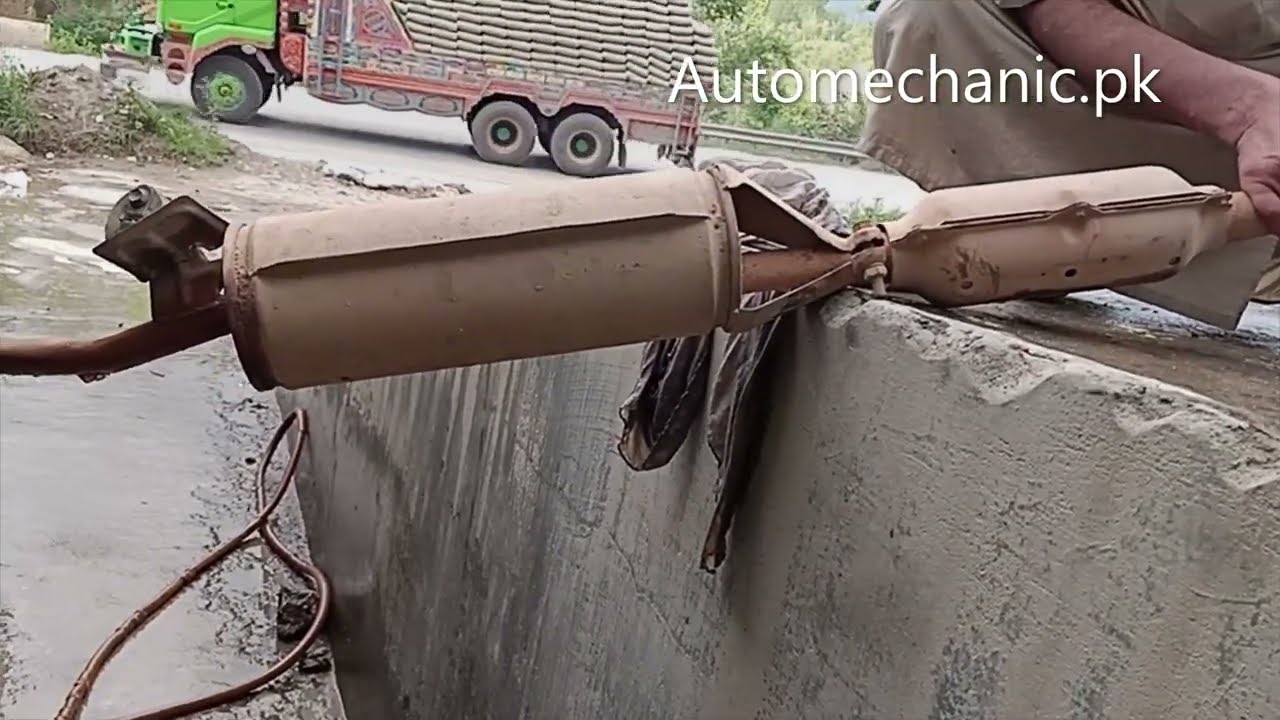 How To Clean Silencer | How To Clean Silencer Pipe | Urdu Hindi Tutorial