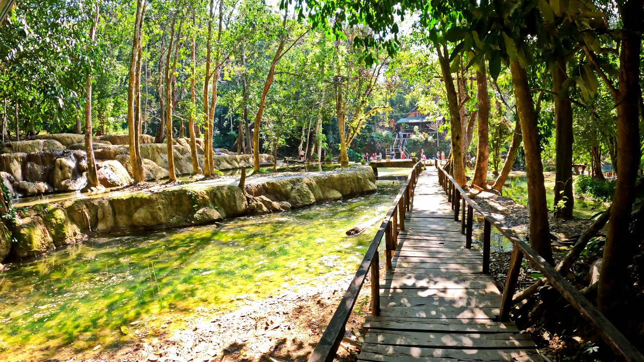 The Tat Sae Waterfalls. Waterfall and Jungle Walk. #thailand #laos #travel