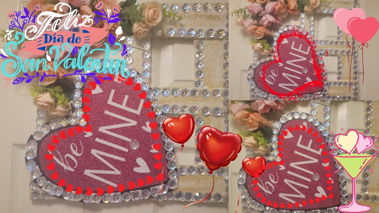 FACIL MANUALIDAD PARA SAN VALENTIN ( RECILANDO CARTON Y MATERIALES )