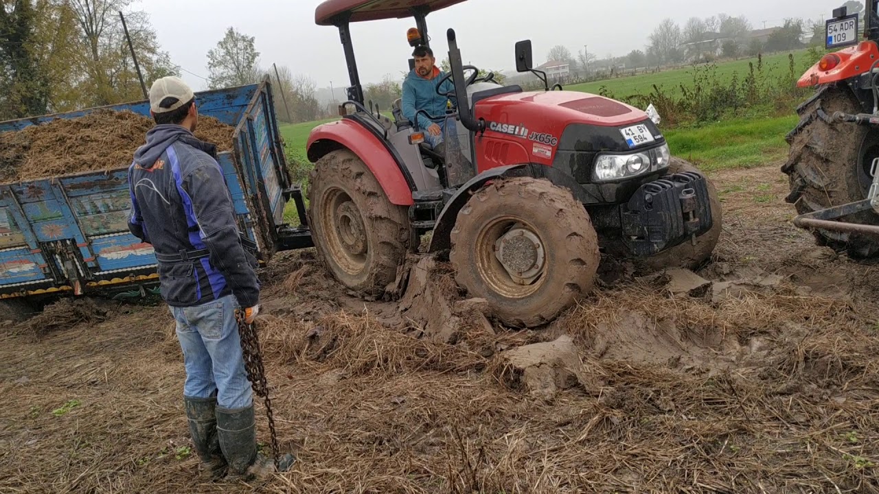 case 65 10 ton gübre ile battı same dorado  65 yardıma geldi
