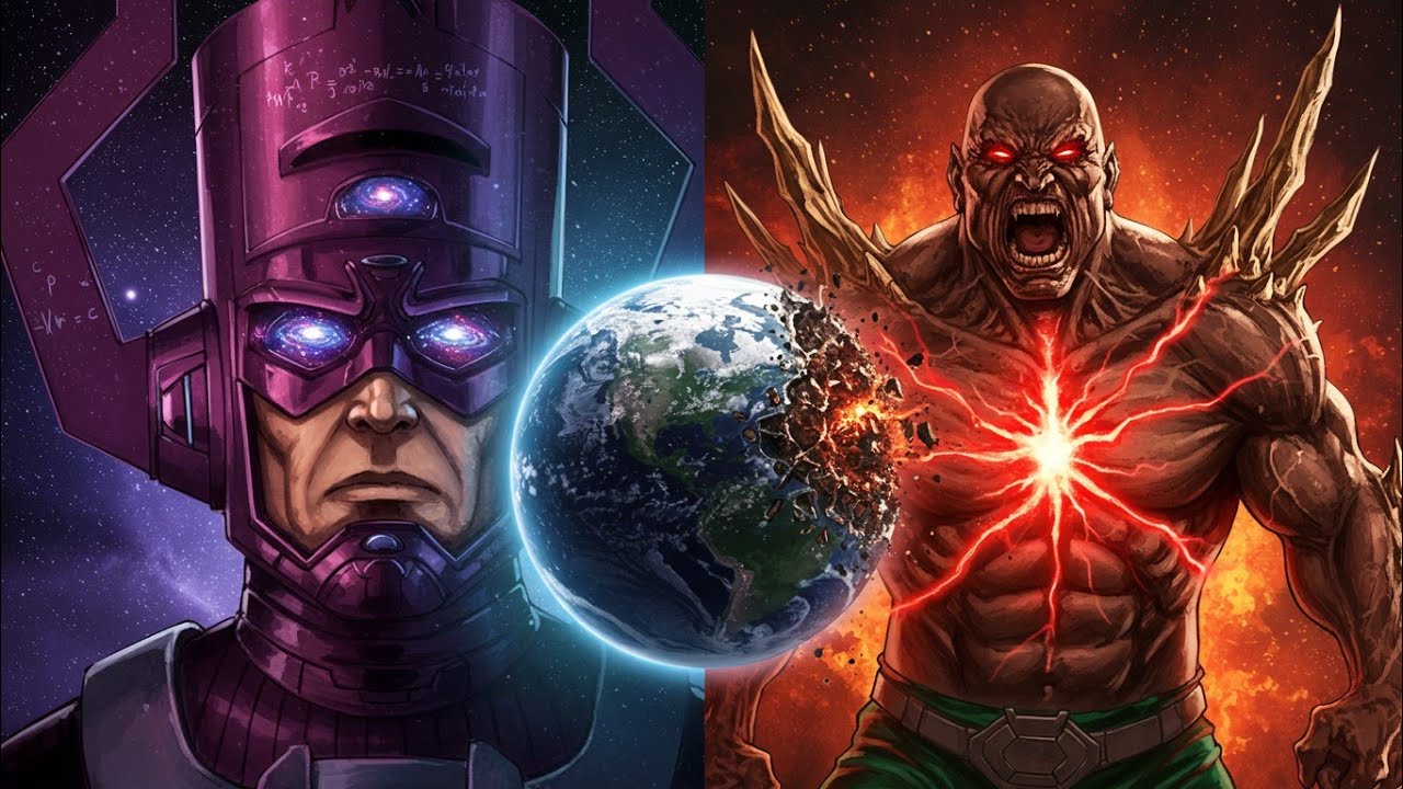 Doomsday vs Galactus – The Ultimate Cosmic War for Universal Balance