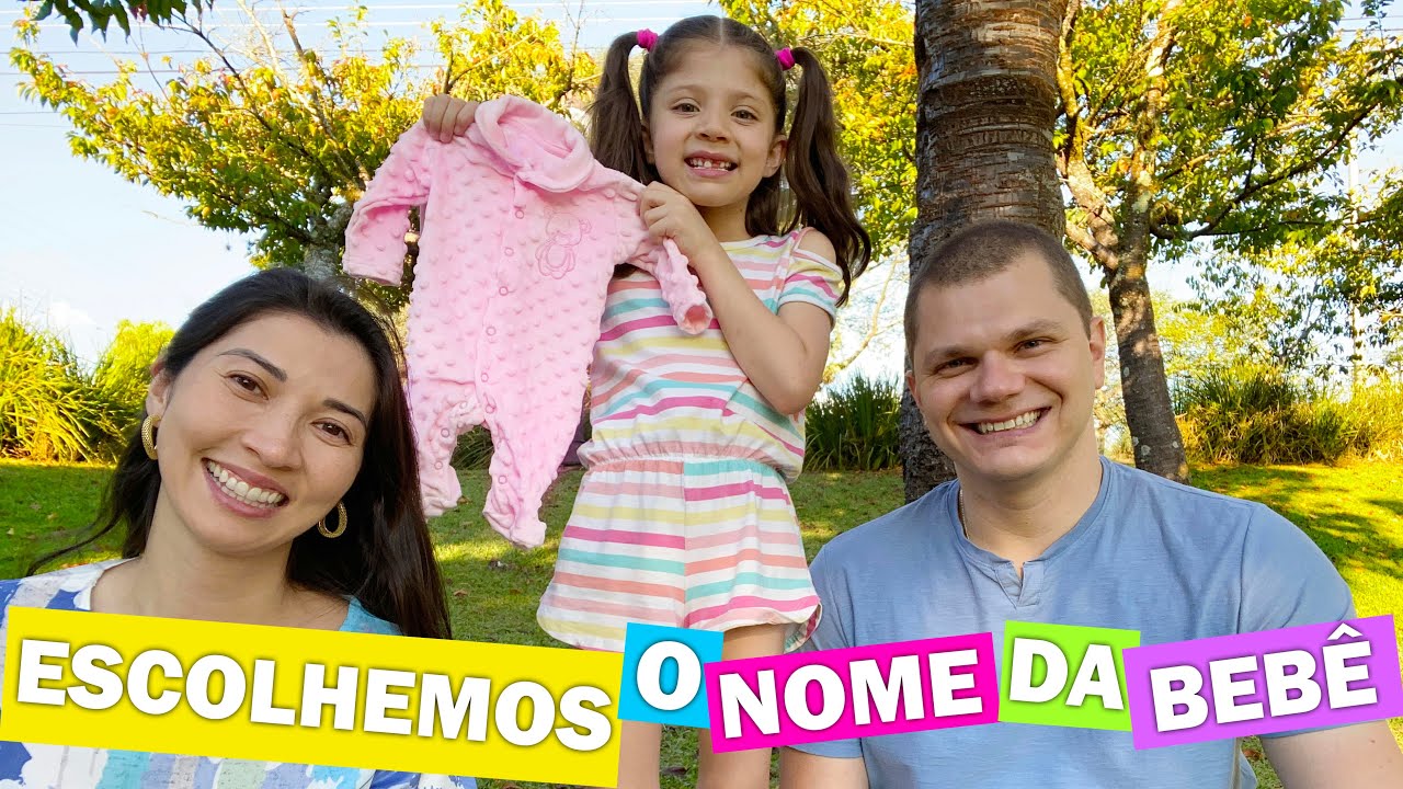★ ESCOLHEMOS O NOME DA BEBÊ ★
