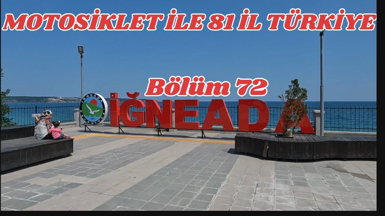 Kırklareli/İğneada Plajı/Mert Gölü/Kano Turizmi.Motosiklet ile Türkiye Turu Bölüm 72