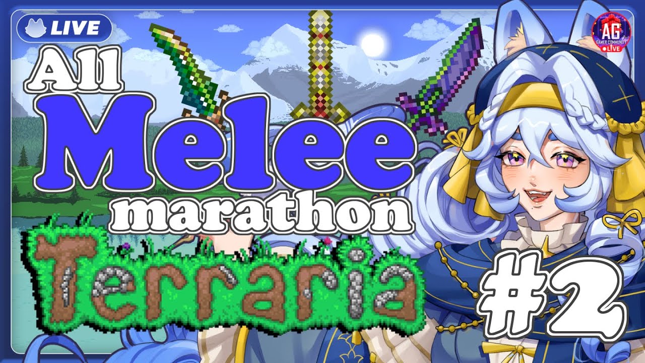 『ม๋าราธอน』 Terraria Challenge : All melee only#3『PAres Spacedog』#AGGC #aresjournal