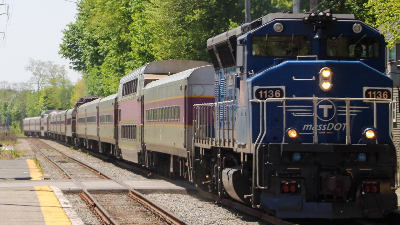 Long MBTA Commuter Rail Trains 2