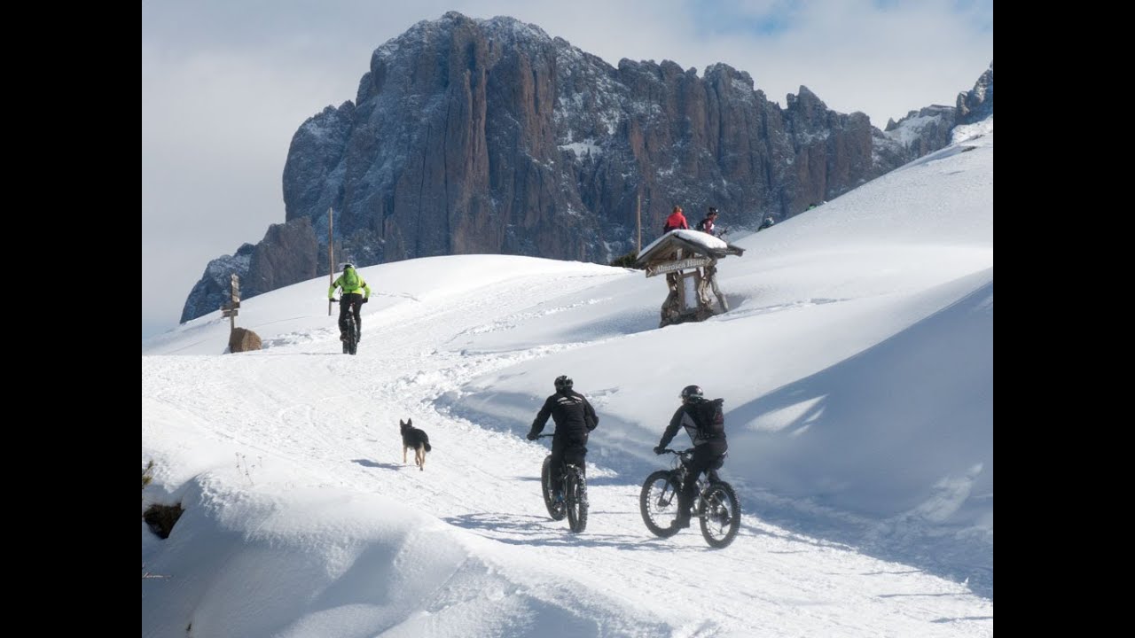 Fat Bike all'Alpe di Siusi 21 02 2016
