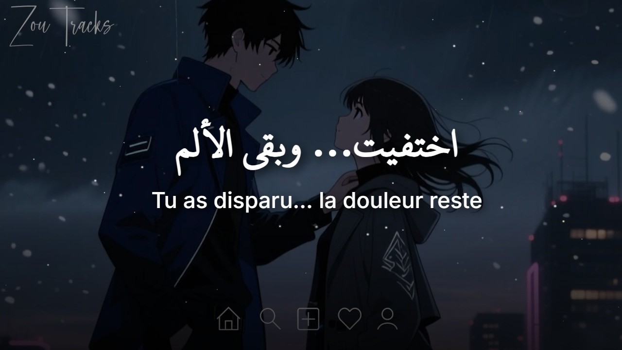 أغنية فرنسية حزينة ❤︎ صوت يخطف القلب ❤︎ مترجمة | zoutracks - Nuit Solitaire
