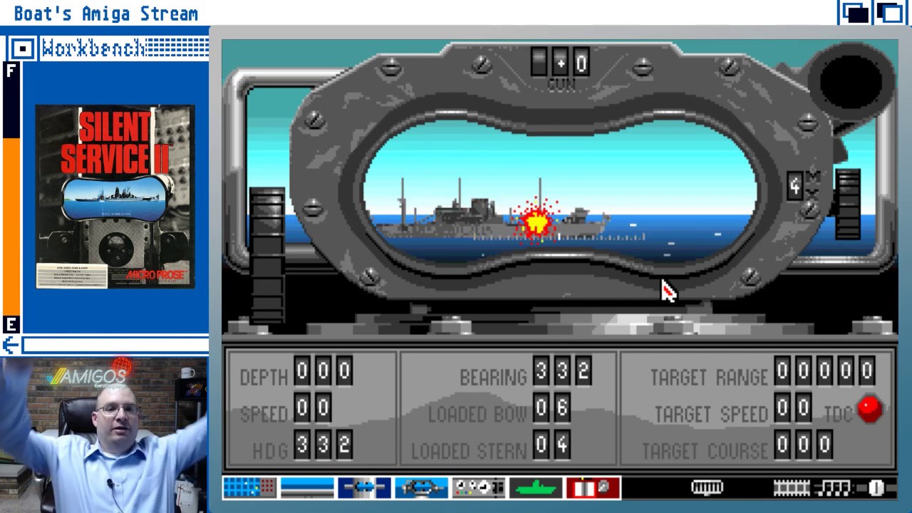 Boat Streams Silent Service II (Amiga)